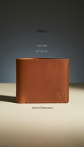 Bifold Wallet in Cognac Full-Grain Leather